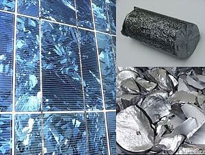 ilicon is first mined, turned into purified ingots, and eventually printed to make solar panels