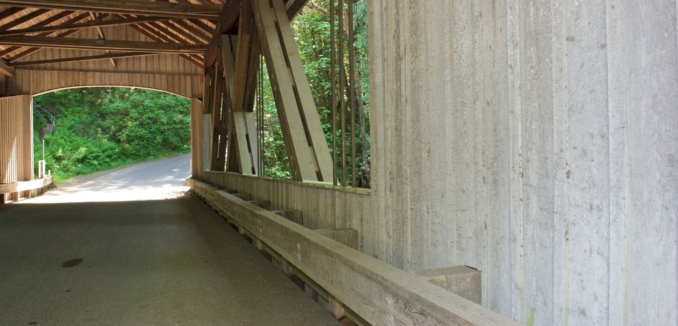 cover bridge in clark county, washinton
