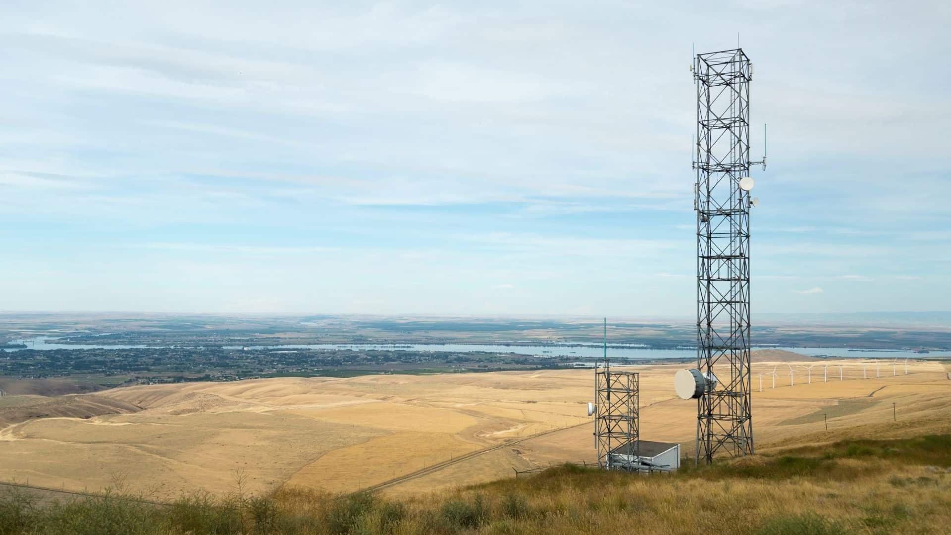 Telecommunications Tower overlooking Tri-Cities (Kennewick, Pasco, Richland)