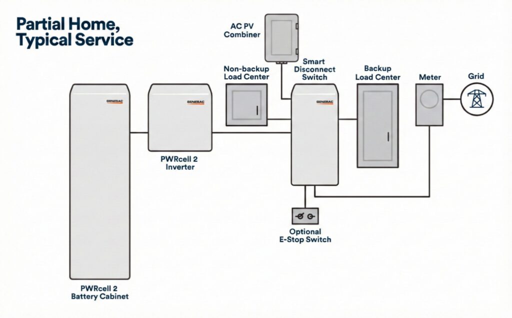 pwrcell 2 line diagram example